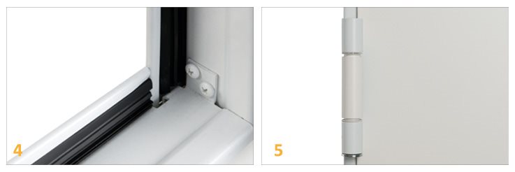 Einbau ohne Bodeneinstand und Höhenverstellbares Konstruktionsband